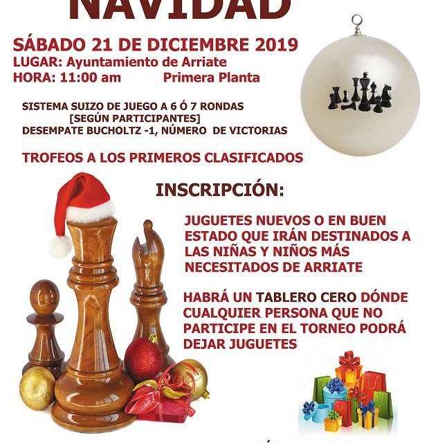 Torneo benéfico de Ajedrez de Navidad en Arriate