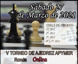 V Torneo de Ajedrez APYMER Comarca de Ronda